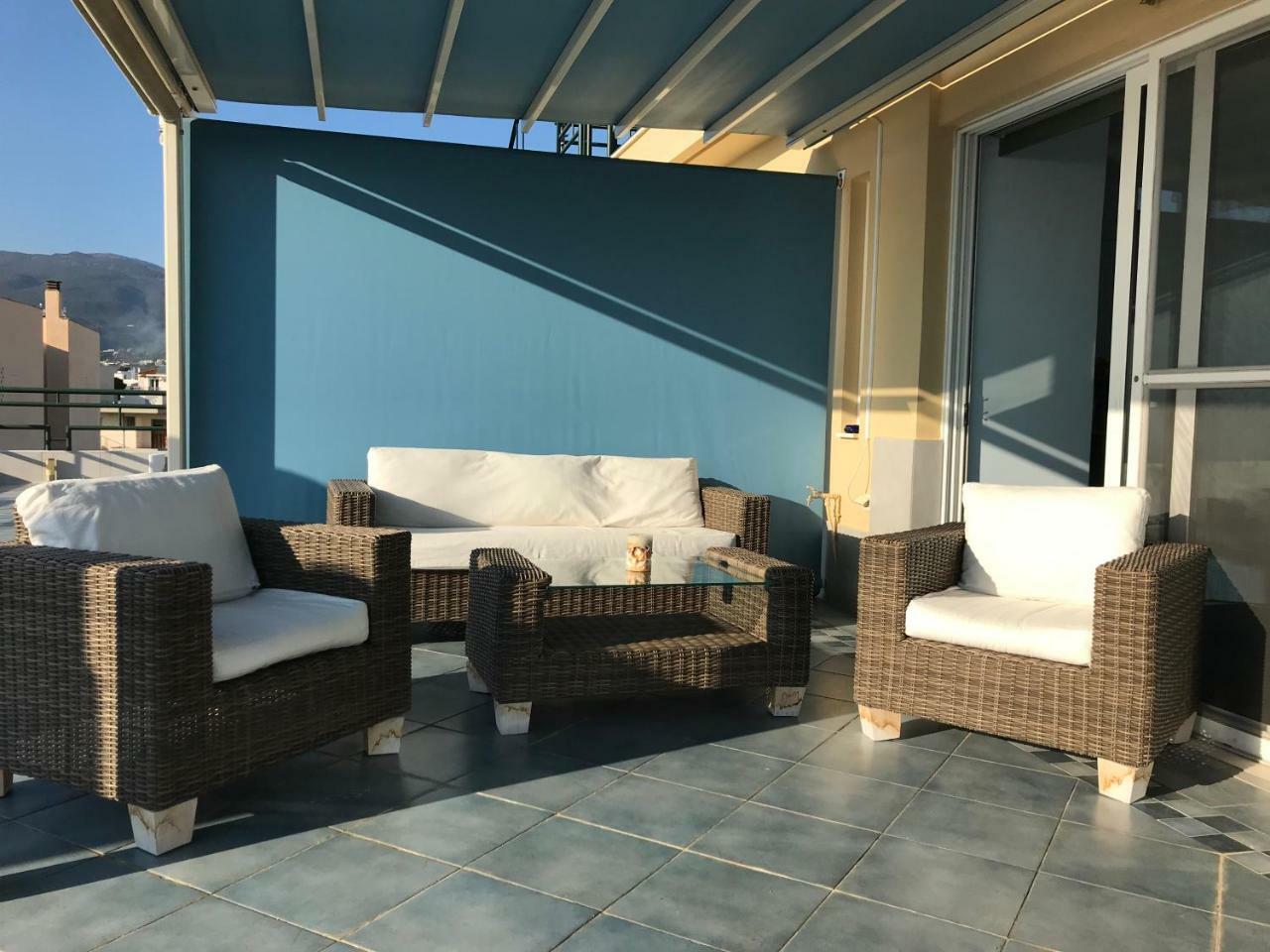 Tg Kalamata Beach Studio With Sea View Terrace Exterior foto