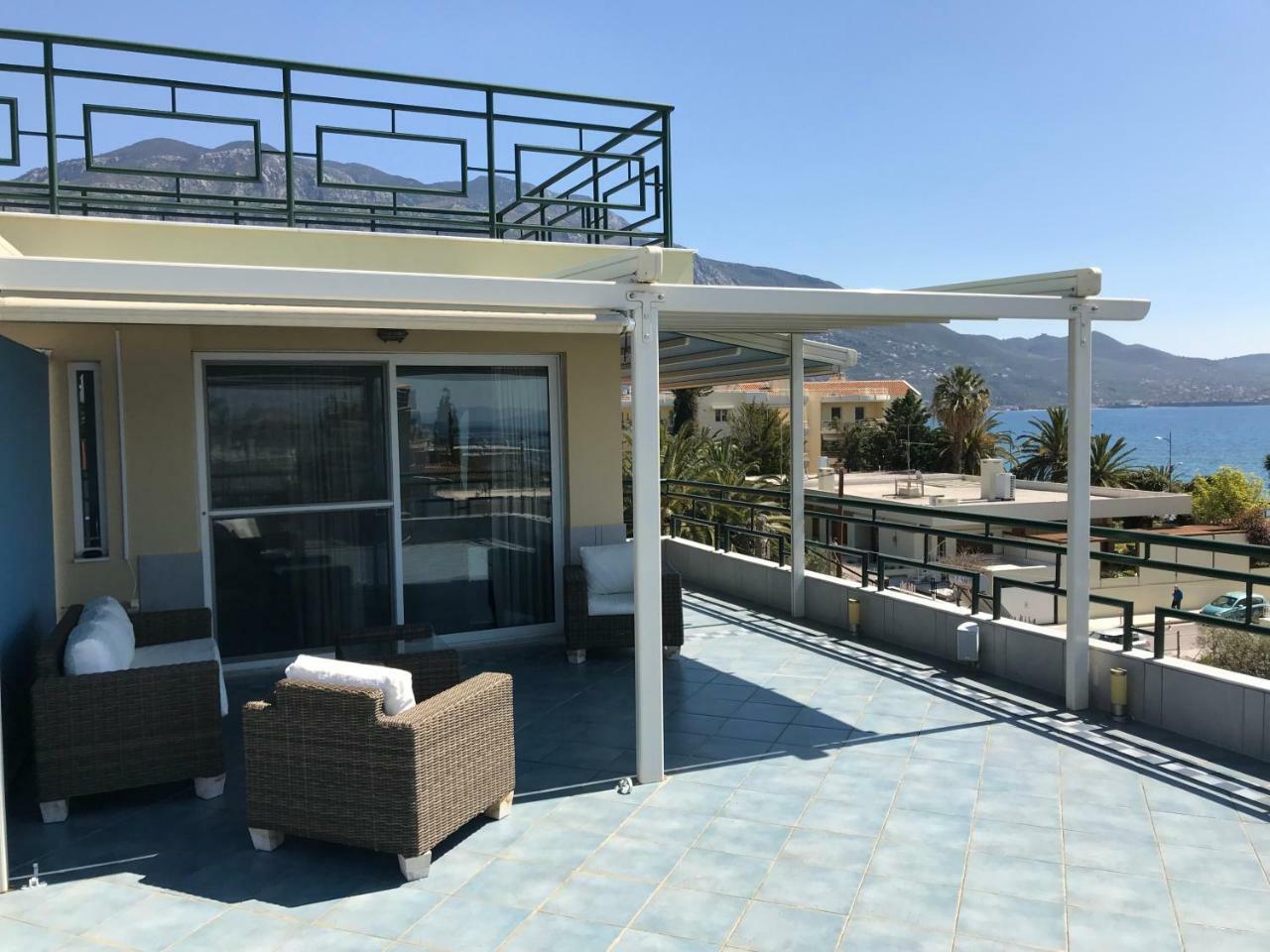 Tg Kalamata Beach Studio With Sea View Terrace Exterior foto